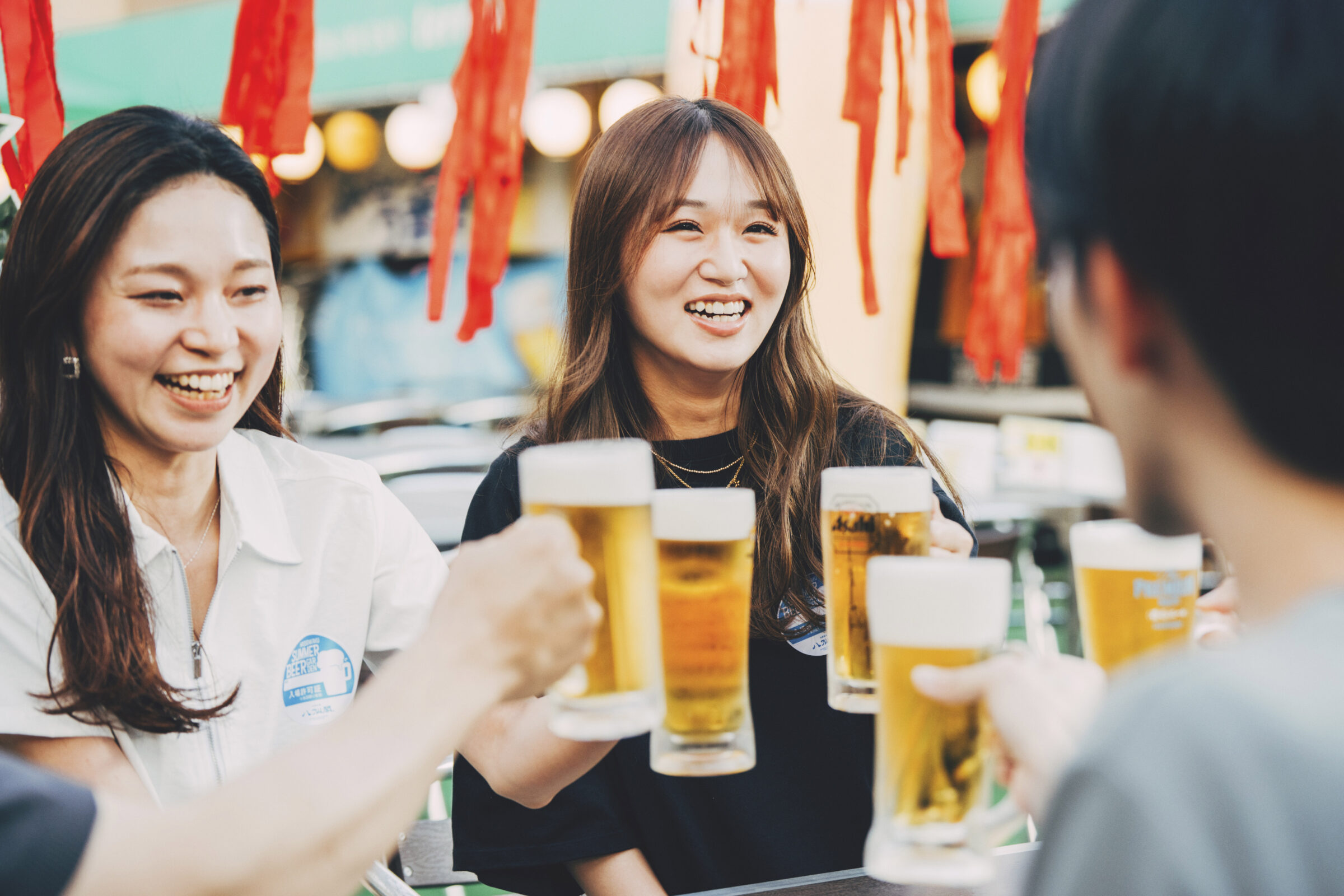 天神　ビアガーデン　女子会